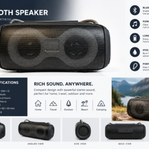 ET-312 Wireless RGB Lighting Speaker